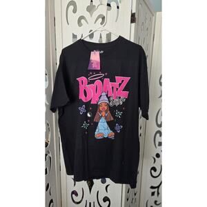 Bratz Sasha Graphic T Shirt Black Y2K Doll Tee Womens Mens Large NWT